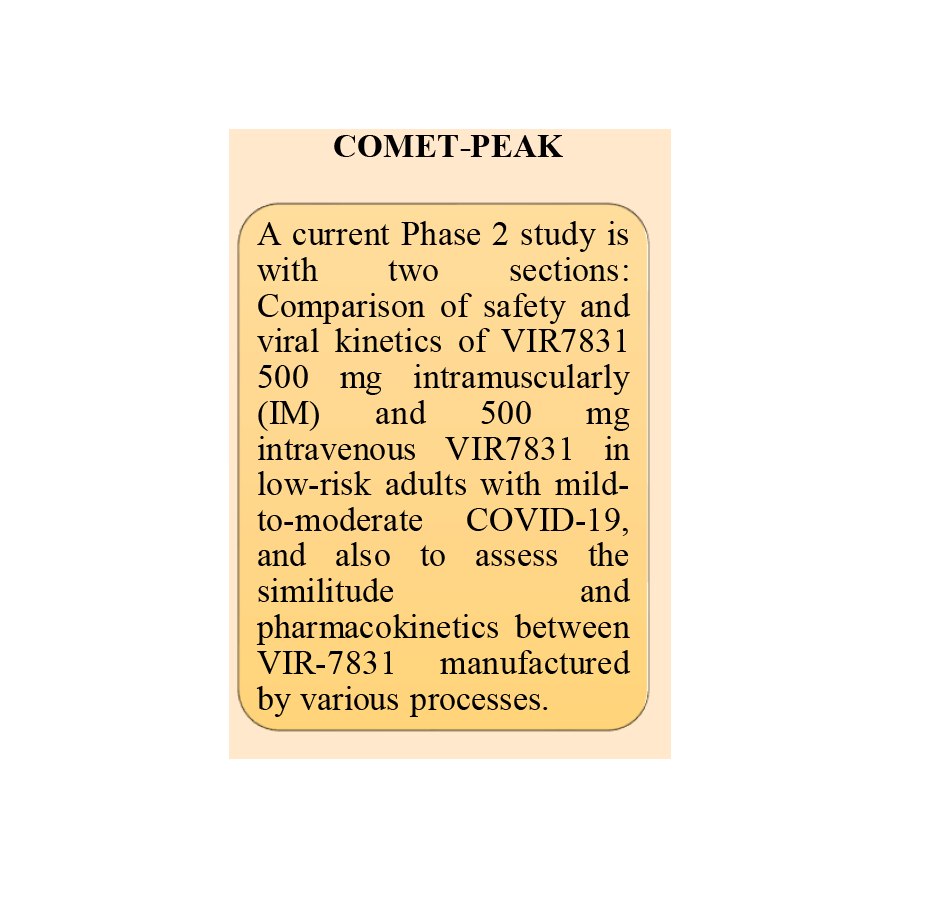 Current approach on COVID-19 for Emergency Use Authorization in Europe: Sotrovimab