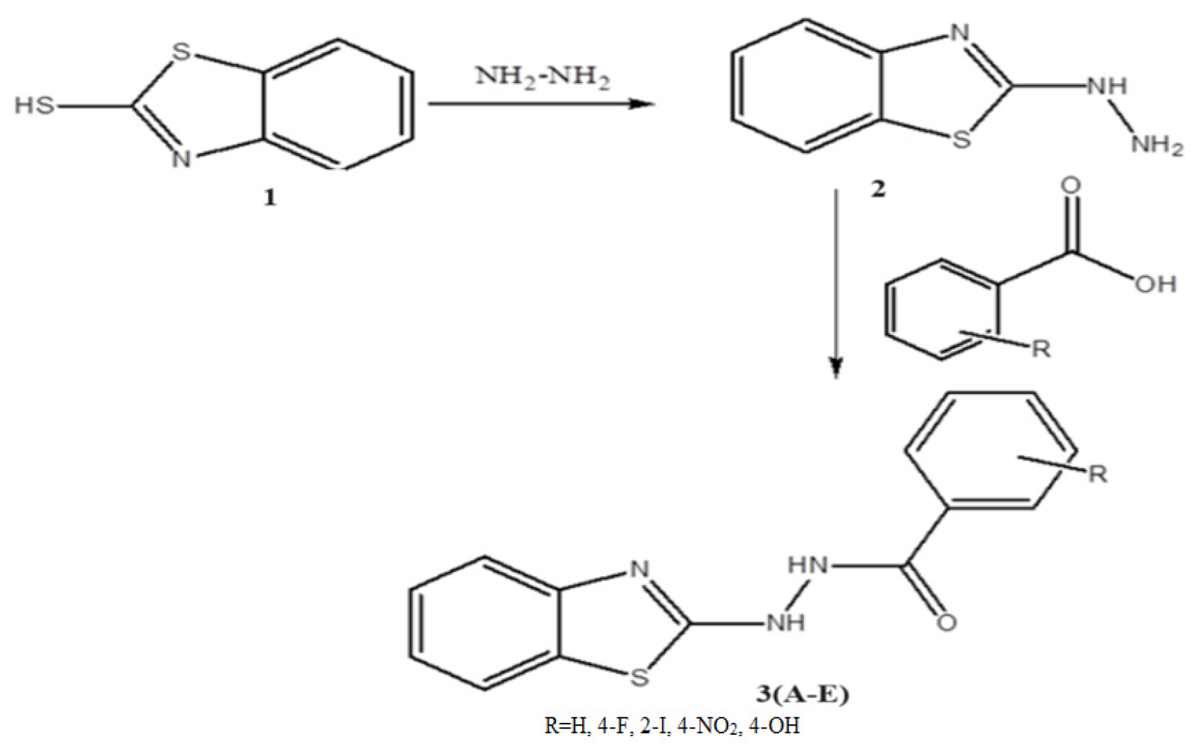 Synthesis, in silico and Pharmacological Activity of 1, 3-Benzothiazol Derivatives
